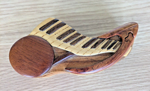 Carved wooden secret puzzle - secret,