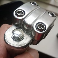 Kuwahara silver BMX stem 1"