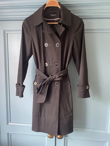 Debenhams size black trench - size,