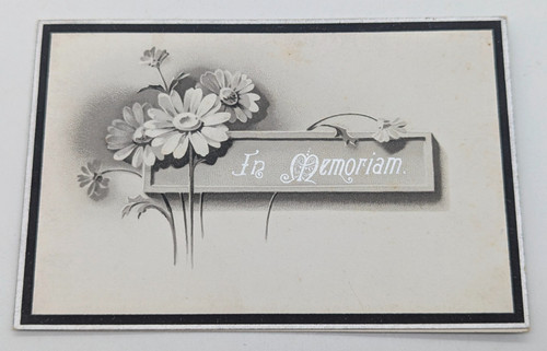 Edwardian memoriam mourning - in,