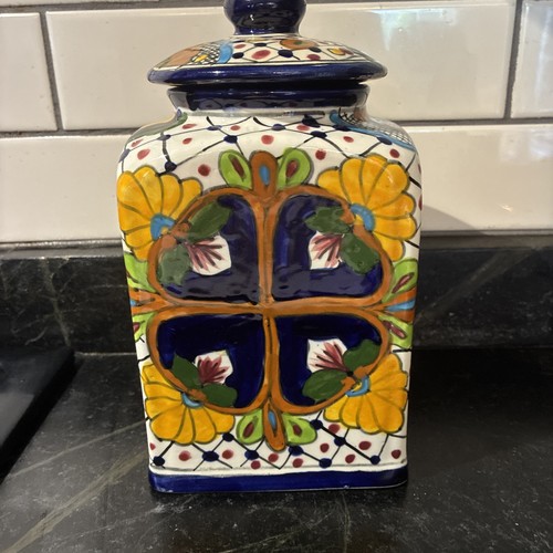 Alba mexico talavera lidded - talavera,