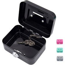 Metal Cash Box Lockable Metal