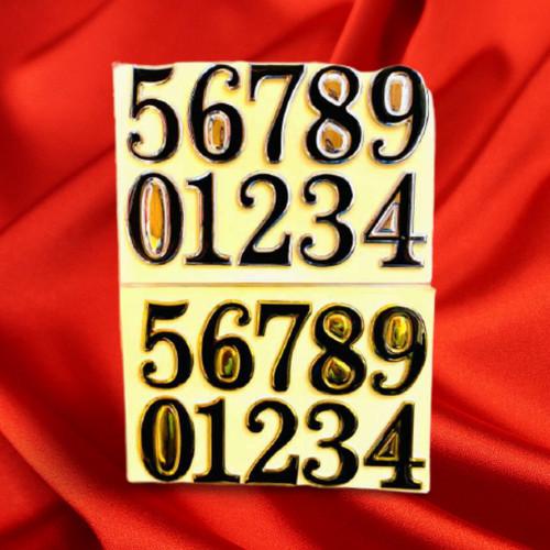 House number self adhesive - house,
