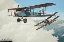 WW1 Aviation art post card