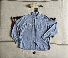 Southwestern Work Shirt 2XL Utility Stripes RRL-esque LNWOT North Coast Blue