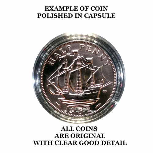 1946 half penny ideal - 1946, penny.