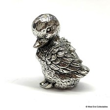 Small duck duckling silver - small,