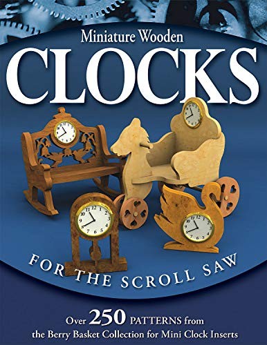 Miniature wooden clocks - miniature, for