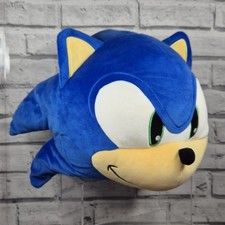 Sonic The Hedgehog Head 9" Soft Toy Plush Tomy Mochi Mochi Club Sega 2020