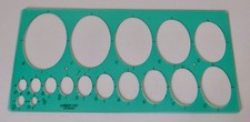 Linex 1161. 45 Degree Ellipse Template. Made In Denmark
