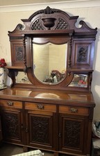 Antique Mahogany Wood Welsh