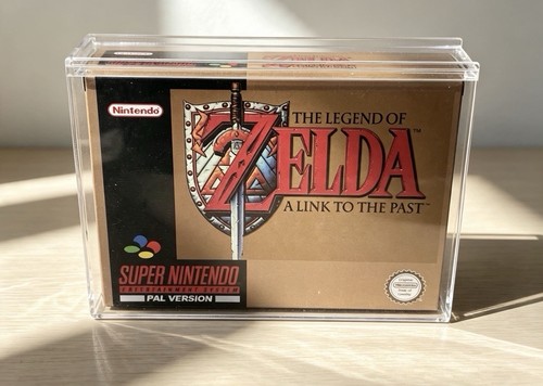 Clear game storage display box - storage,