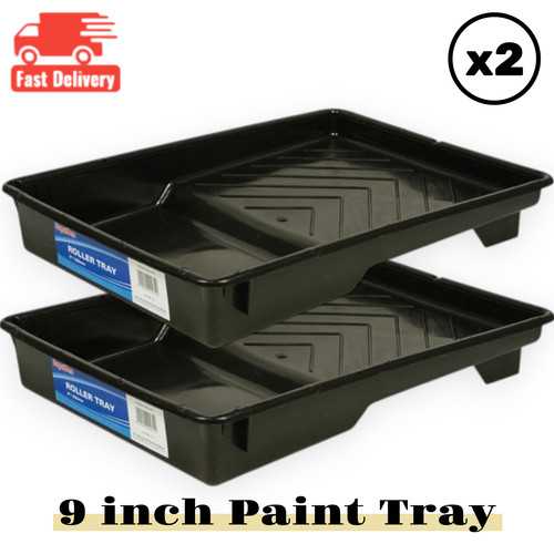 Plastic paint roller trays - 2,