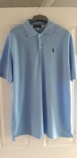 Ralph Lauren XXXL  Mens Cotton Polo Shirt Light Blue