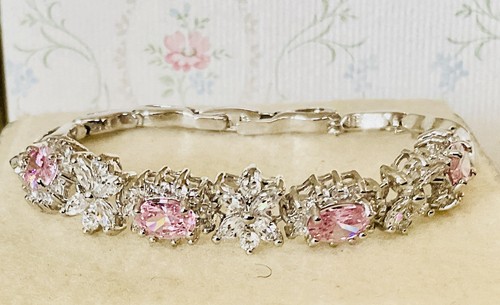 Pink topaz bracelet - topaz,