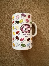 The Jelly Bean Factory Mug Large Ceramic Tea Coffee Jelly Bean Menu Flavours
