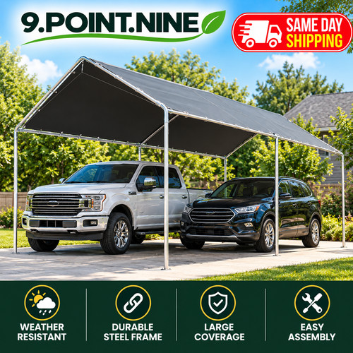 3x6m heavy duty carport - 3x6m, canopy