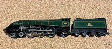 HORNBY DUBLO OO GAUGE 3 RAIL DIE CAST SILVER KING LOCOMOTIVE & TENDER