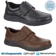 MENS WIDE FIT WALKING SHOES DRIVING SOFT ORTHOPAEDIC SLIP ON COMFORT CASUAL SHOE