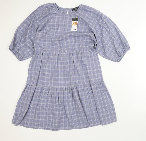 Primark womens blue plaid - blue, 100%