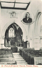 Early  DEBDEN St Mary & All Saints Church Rector Photo LOUGHTON  Essex  Postcard