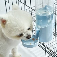 Pet Cats Dogs Water Dispenser Hanging Cage Water Bottle Removable Drinking Bowl