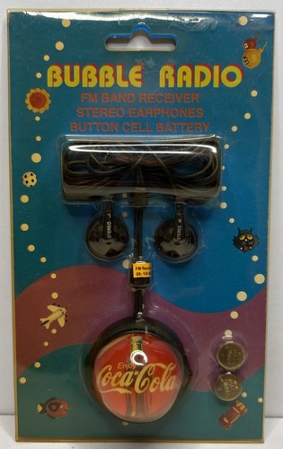 Old coca cola bubble radio - old,