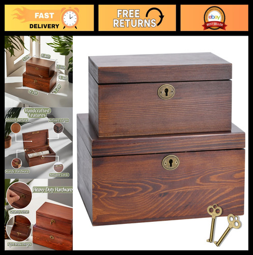 Vintage decorative wooden box - decorative,