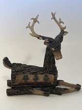 Rustic Log Reindeer Christmas