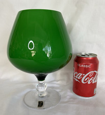 Vintage large green glass - vintage,