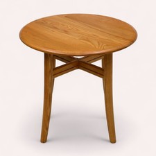 Ercol Round Side Table Light