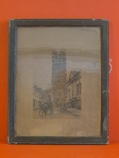 Antique Print On Board Warwick Framed Decorative Victorian Style