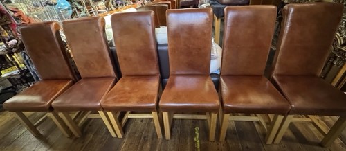 Solid oak genuine leather - solid,