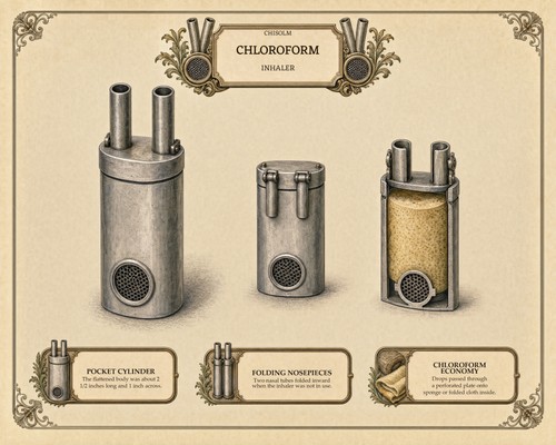 Chisolm chloroform inhaler - chloroform,