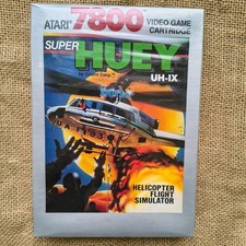 Brand New Super Huey UH-IX  Atari 7800 Video Game Cartridge New Factory Sealed