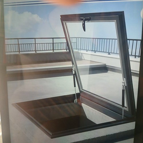Flat roof aluminium rooflight - roof,