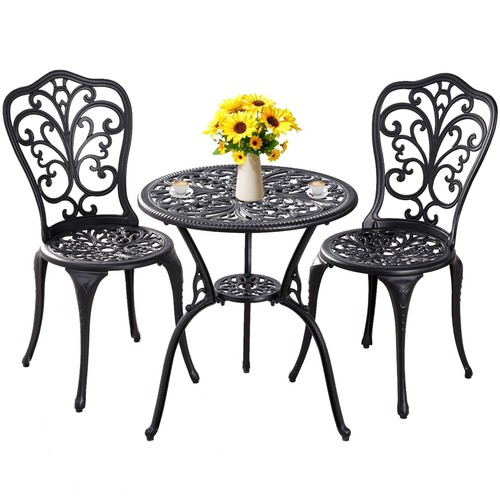Piece cast aluminum bistro - 3,