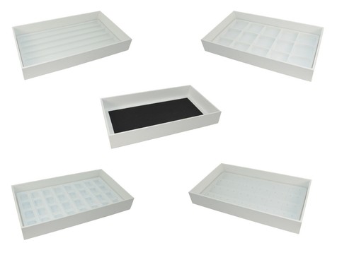 Display tray white - display,