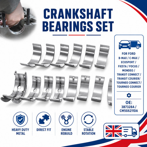 Main crankshaft bearings - bearings, &
