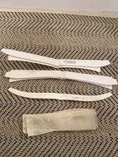 Vintage semi stiff white - semi-stiff,
