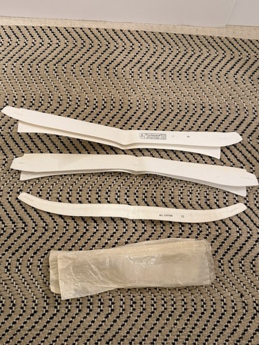 Vintage semi stiff - semi-stiff, white