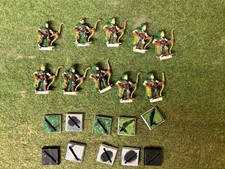 10 Wood Elves Citadel Warhammer Fantasy Regiments Monopose White Plastic  80s