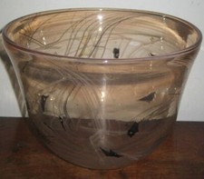 studio glass bowl cased inclusion  design