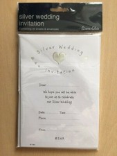 Silver Wedding Invitations -