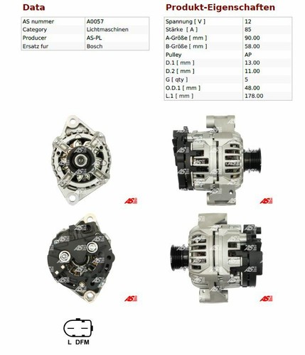 Alternator generator for - alternator,