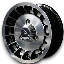 Alpine Style Alloy Wheels Black For Renault R5 5.5x13 ET 25