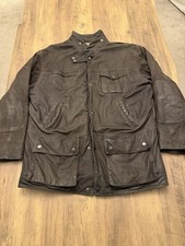 Barbour Bushman Leather Jacket