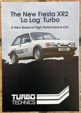 FORD XR2 TURBO TECHNICS SALES