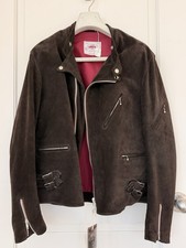 James Grose Suede Biker Jacket