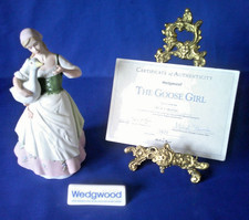 Wedgwood Figure Called The Goose Girl  By Mr. W. T.  Hinton Number 0671